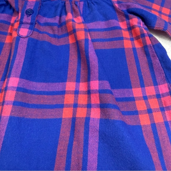 OshKosh B'gosh Blue and Pink Plaid Blouse - Picture 6 of 8